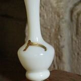 White opaline vase