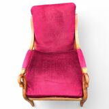 Paire de fauteuils anciens accoudoirs têtes de cygnes