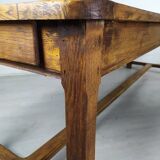 Oak farmhouse table