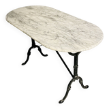 Marble bistro table 4 place settings