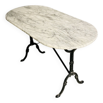 Marble bistro table 4 place settings