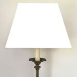 High-footed brass lamp
