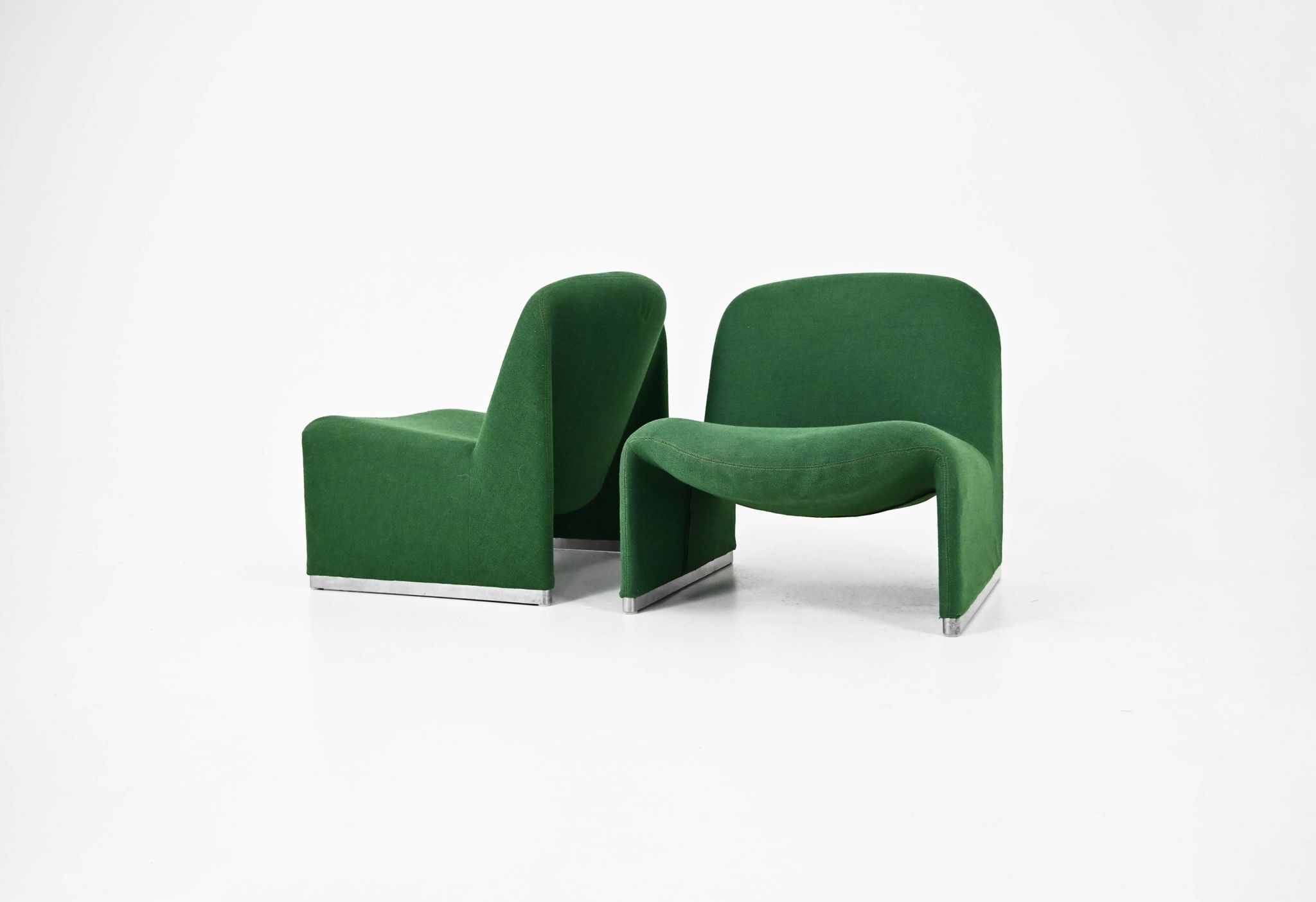 Set of 2 Alky Armchairs by Giancarlo Piretti for Anonima Castelli, 1970s