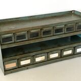Vintage workshop wall shelf 60s