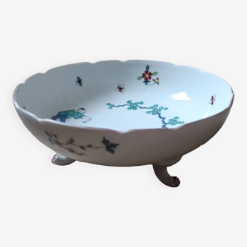 Limoges porcelain bowl on feet