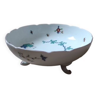 Limoges porcelain bowl on feet