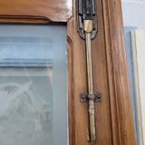 3 portes de séparation en verre gravé avec bâti