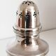 Silver-plated metal sugar shaker, sugar bowl