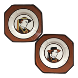 Pair of plates HB Quimper