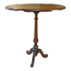 Napoleon III pedestal table in solid walnut