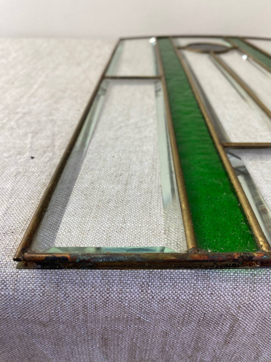 Stained glass beveled and cabochon