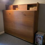 Scandinavian storage bed
