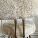 Vintage moumoute chair