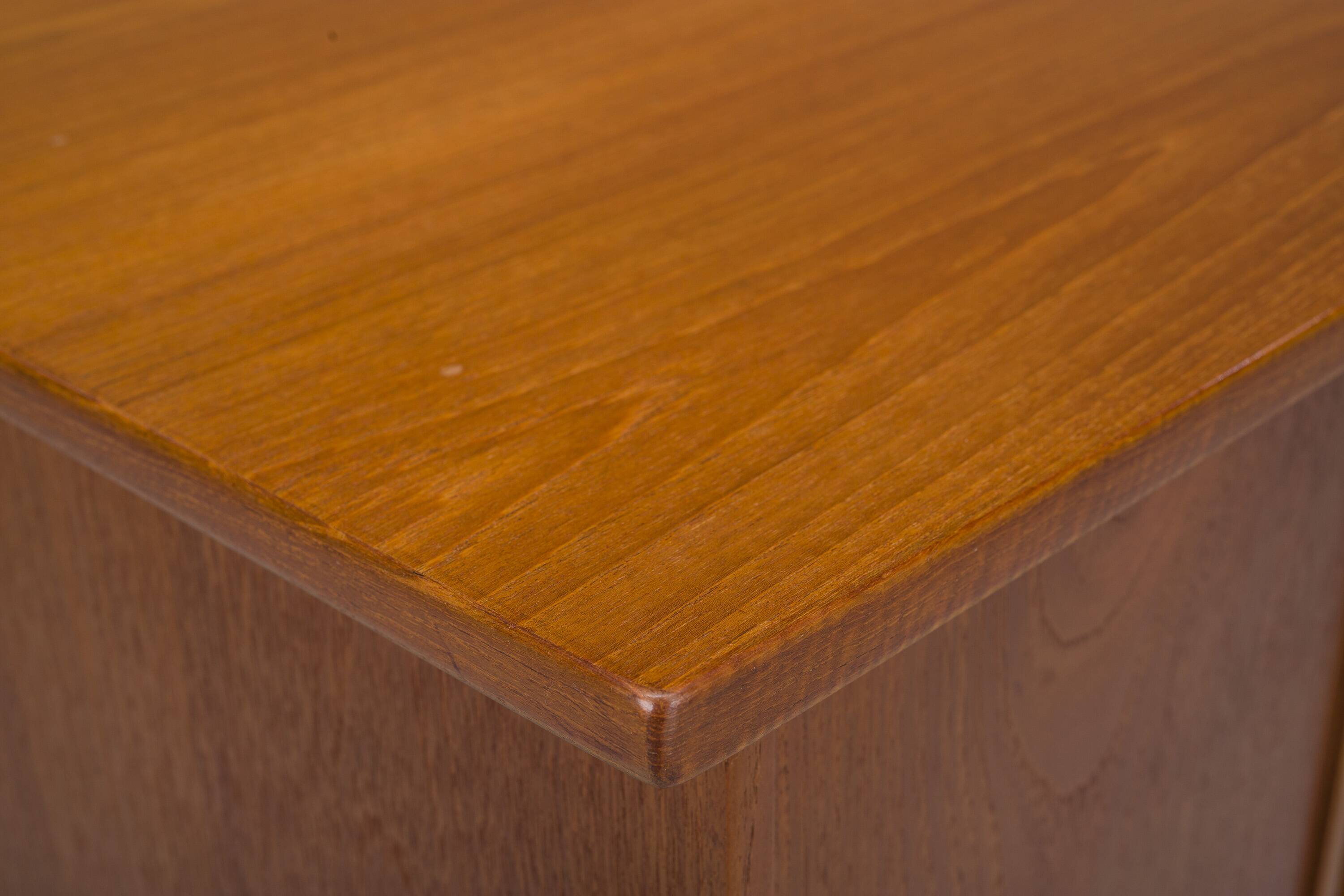 Small Mid-Century Danish Teak Desk, 1970s