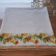 Vintage tablecloth printed with tropical and exotic flowers 235 x 142 cm – Years