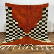 Tapis berbère marocain authentique tissé à la main 200cmx200cm