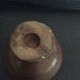 Vintage ceramic candle holder signed Yvette Manoy
