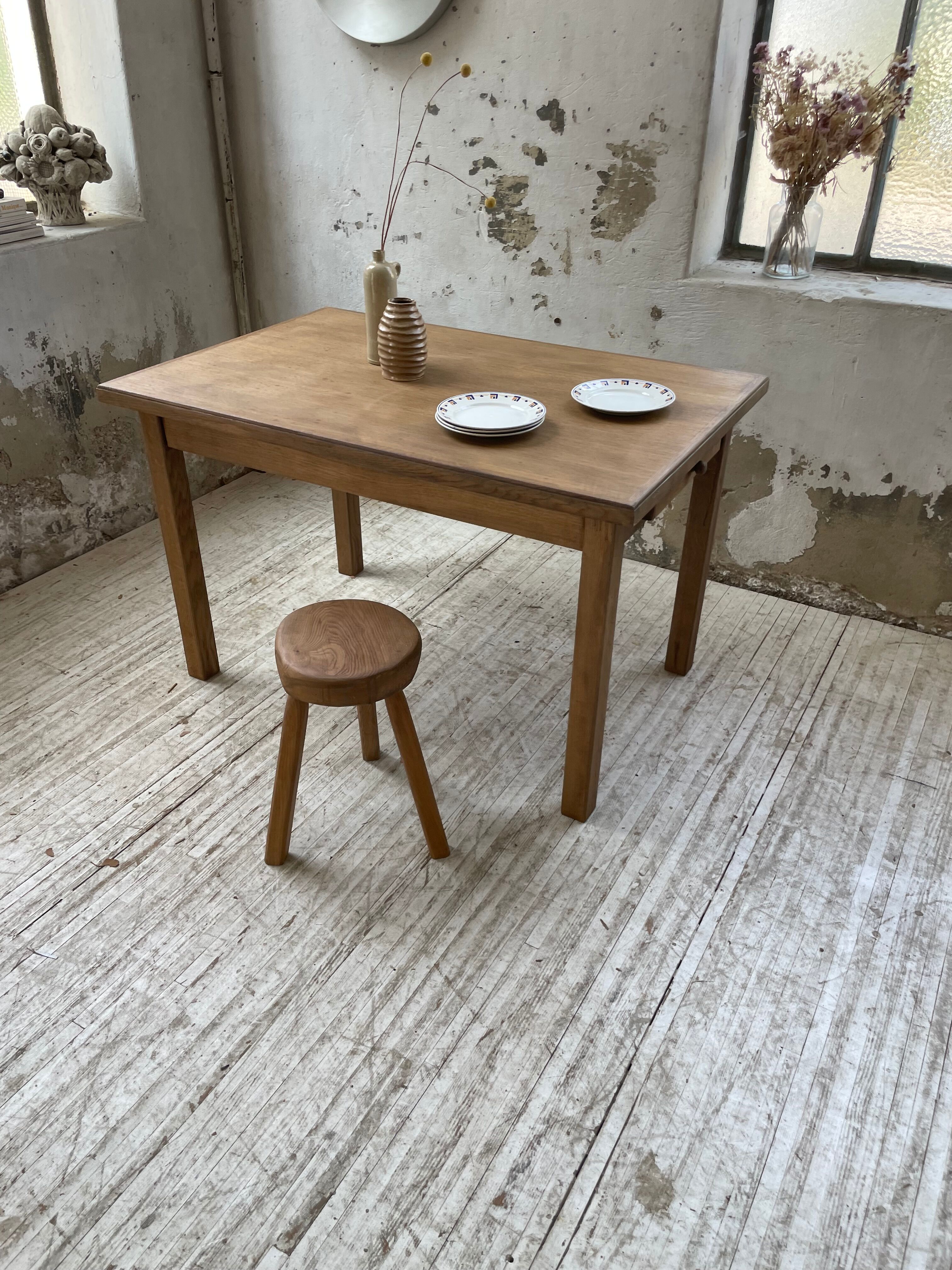 Oak farmhouse table