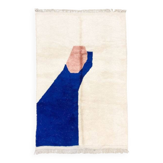 Tapis beni ouarine fait main traditionnel 250cmx150cm