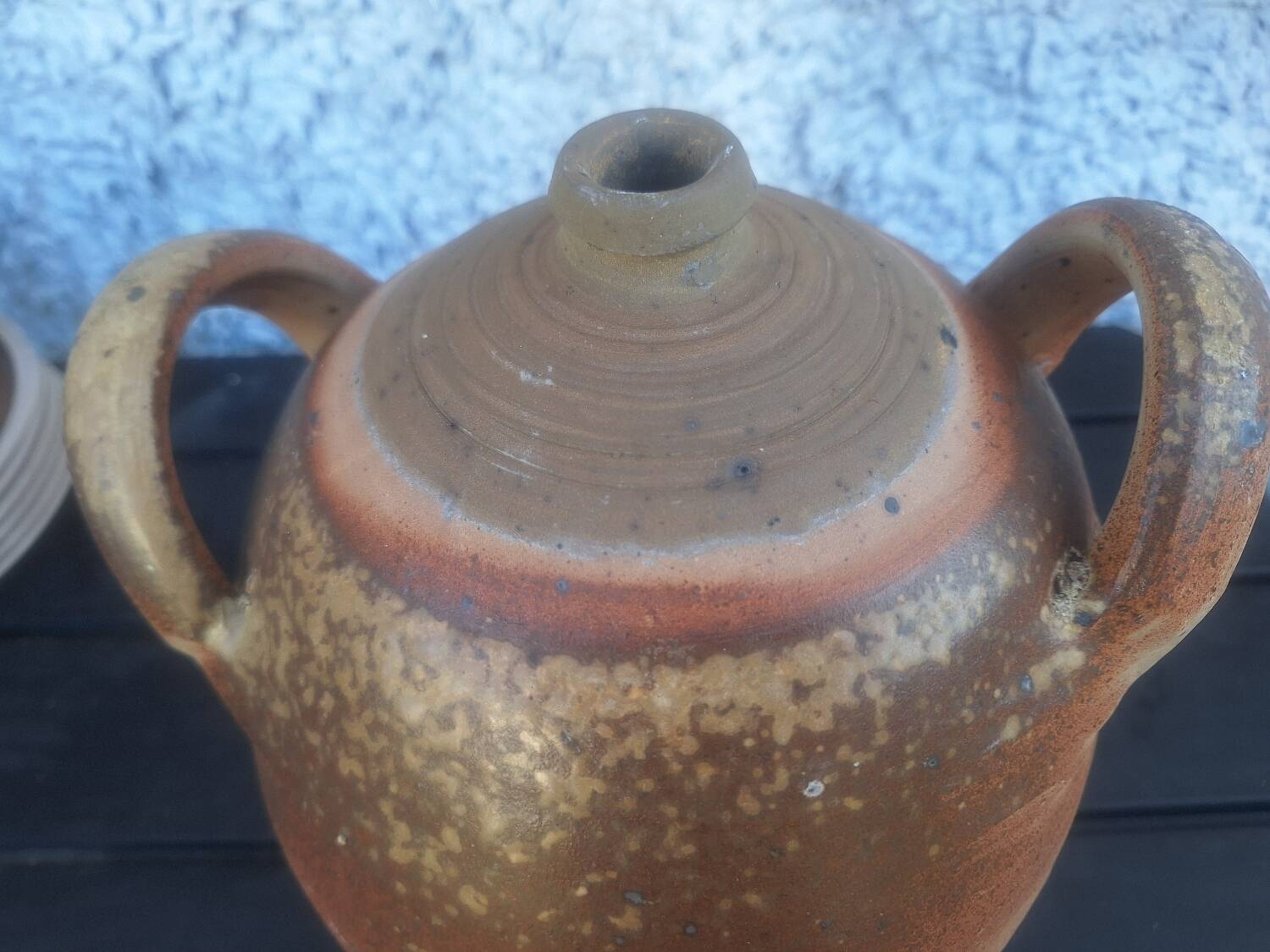 Glazed stoneware pot from Puisay Jug