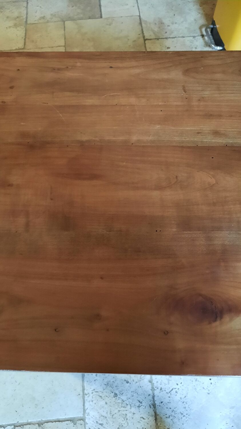 Table 1 tiroir merisier