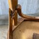 Set of 4 mismatched bistro chairs