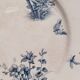 4 flat plates in Sarreguemines earthenware, Tsarine
