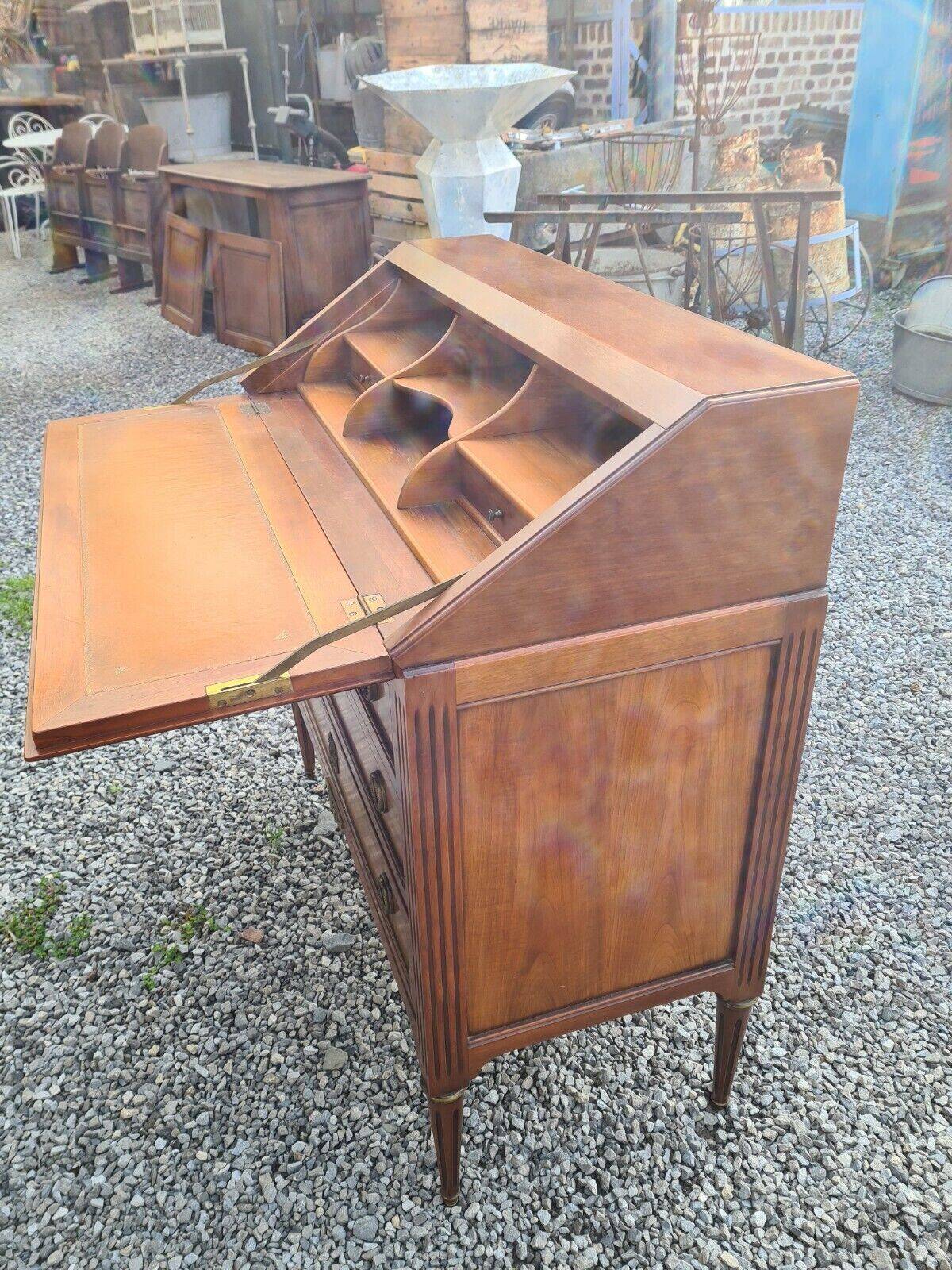 cherry wood slope desk