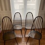 Set of 6 Ercol 365 chairs / 1979