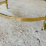Table basse vintage en marbre et onyx circa 60/70