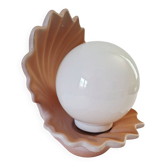 Lampe coquillage vintage