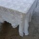 Handmade crochet antique bedspread
