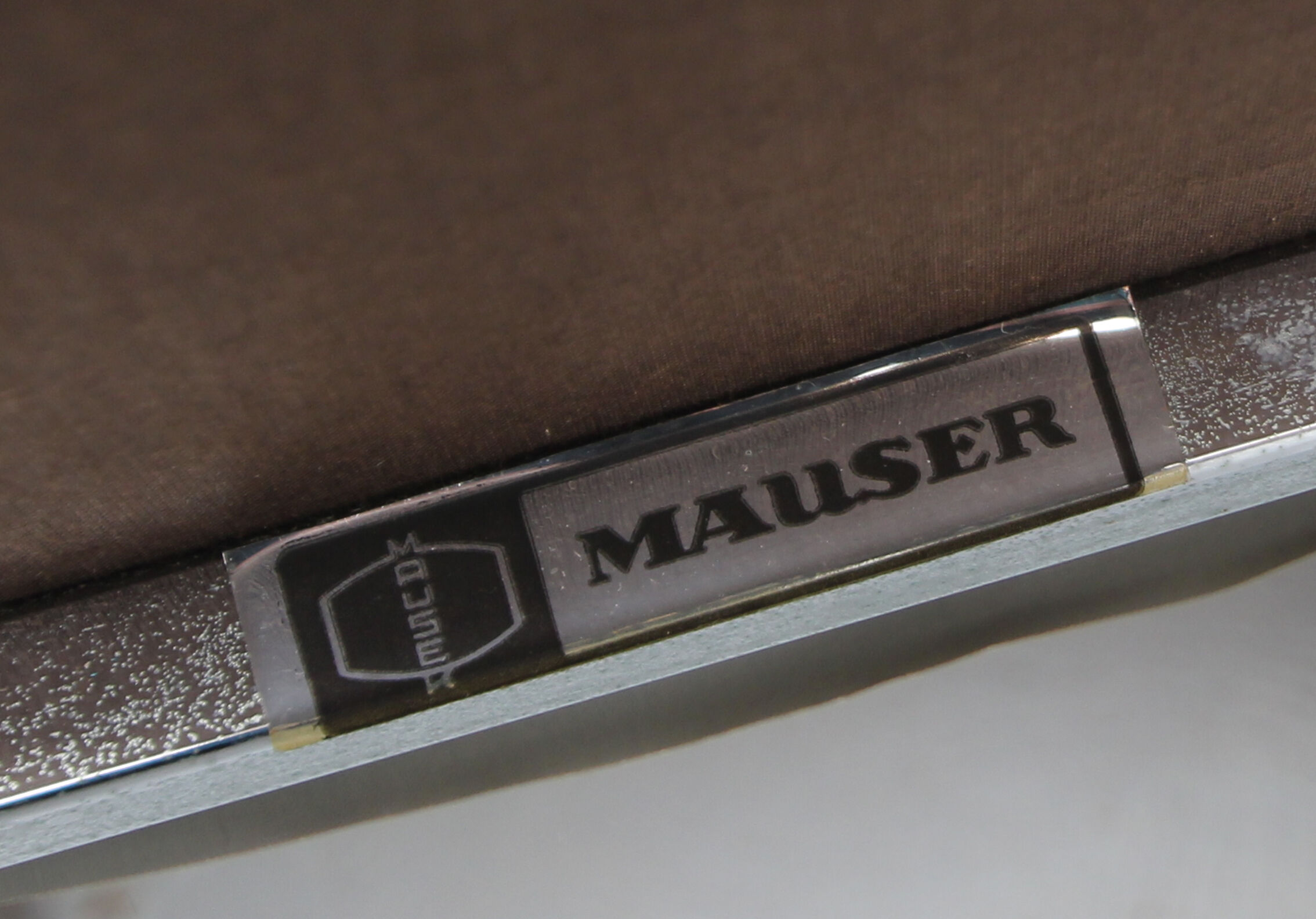1960s Green and Chrome Mauser Chair