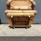 Pair of bamboo armchairs