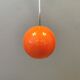 Orange ball lamp, Danish design and estimated from the 80