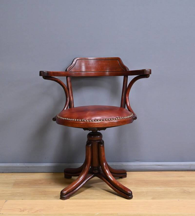 Stained Beech Office Chair  – 1930