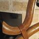 Antique curved rattan mirror – 175 cm – Art Nouveau elegance