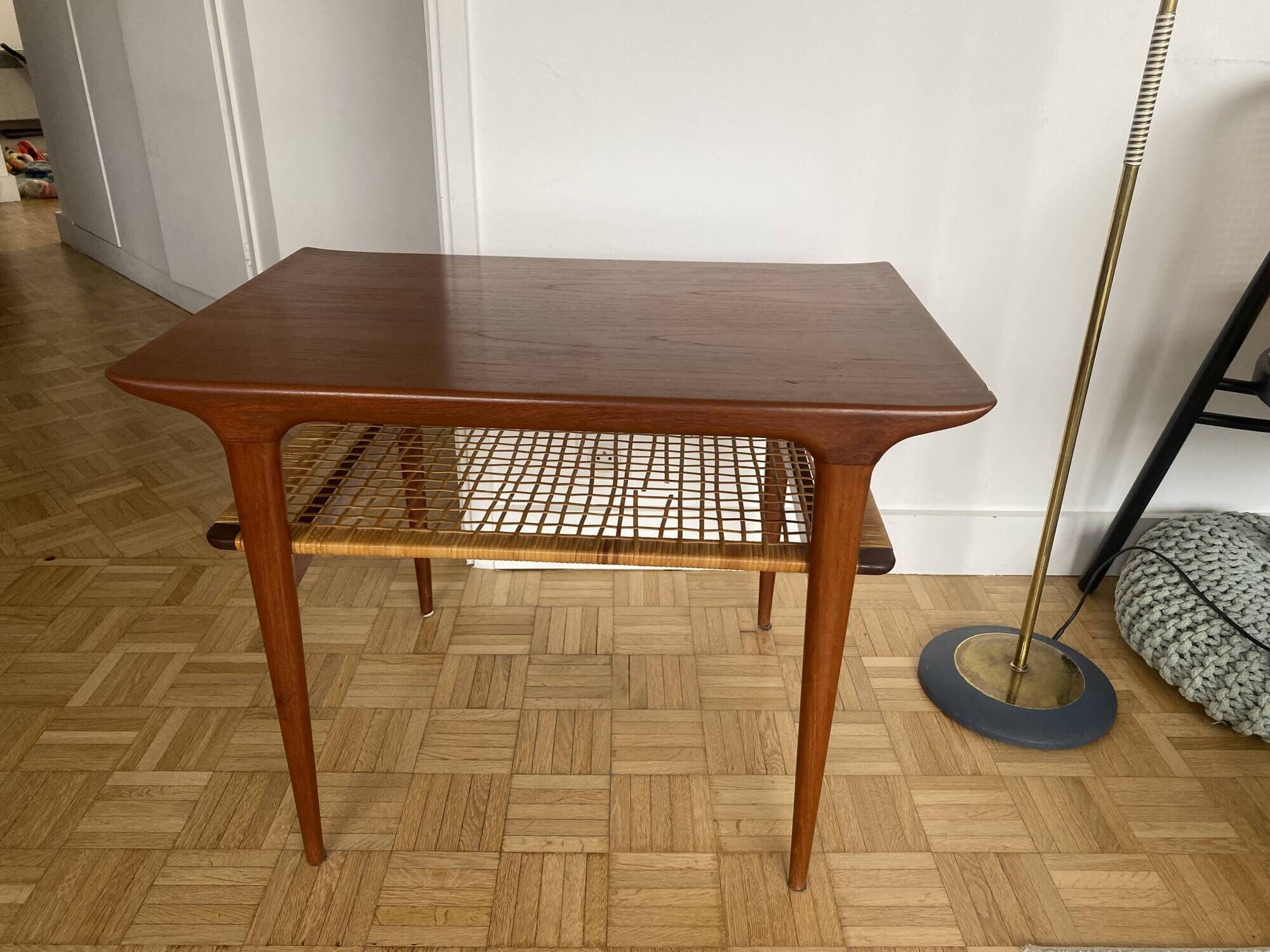 Danish teak side table by Johannes Anderson