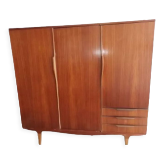 Scandinavian vintage compass leg wardrobe