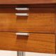 Vintage desk by George Nelson in wood and aluminum, 1960s