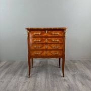 Marquetry bar cabinet, Louis XV style, 20th century