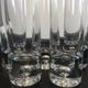 Series of 5 vintage Boussu critallin 70s glasses