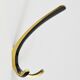 Up to 2 double wall hooks in brass from the mid-century by Herta Baller, Austria, 1950s.