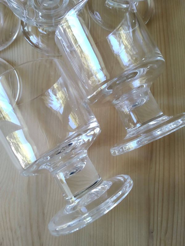 Verre à pied en cristal d'Arques Vintage 70
