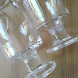 Vintage 70 crystal footed glass from Arques