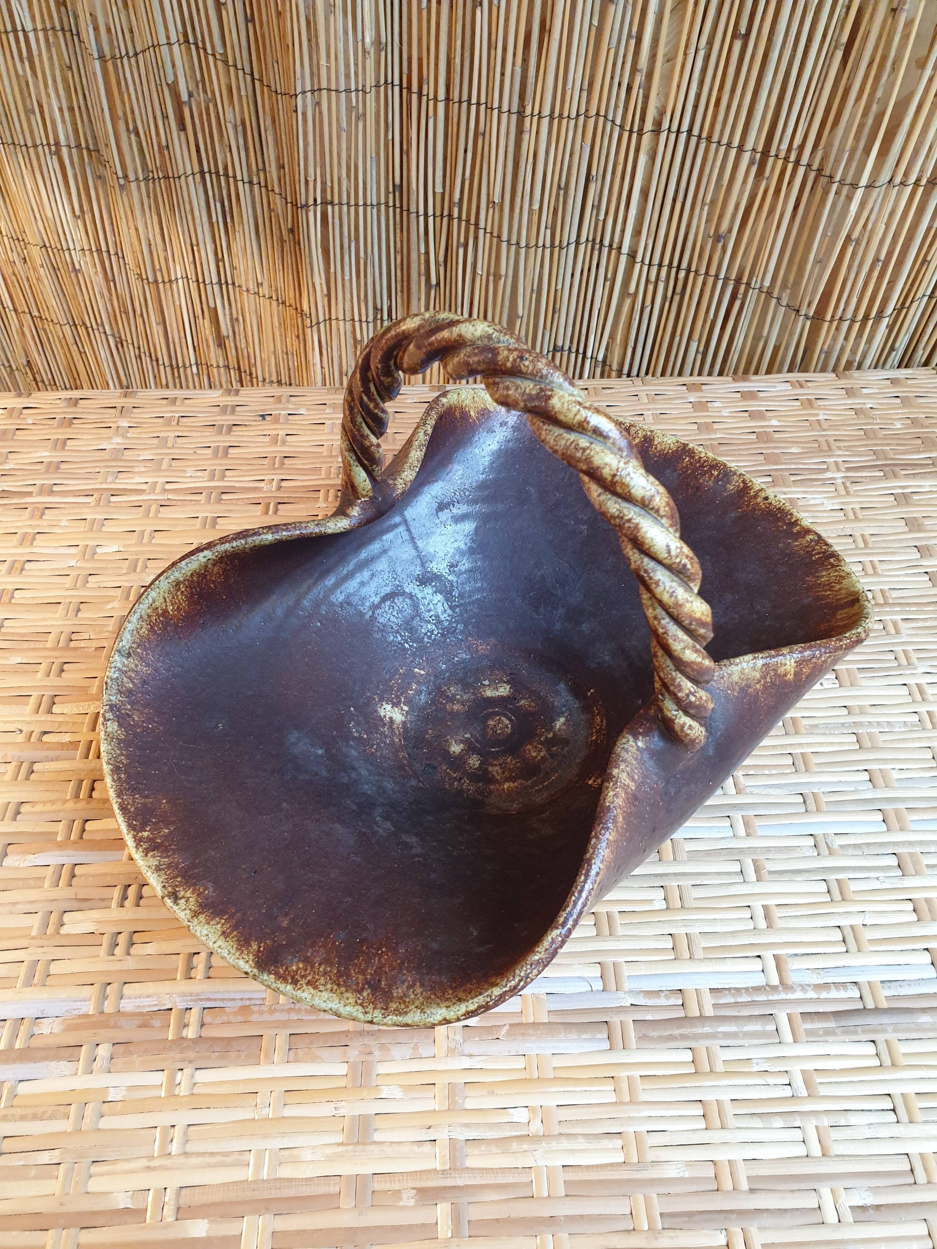 Accolay Trash or ceramics basket 1950s