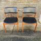 Ensemble de 2 chaises Scandinave Model 49 par Erik Buch pour O.D. Mobler, D