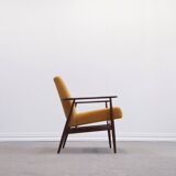 Fauteuil Henryk Lis en tweed jaune 1960