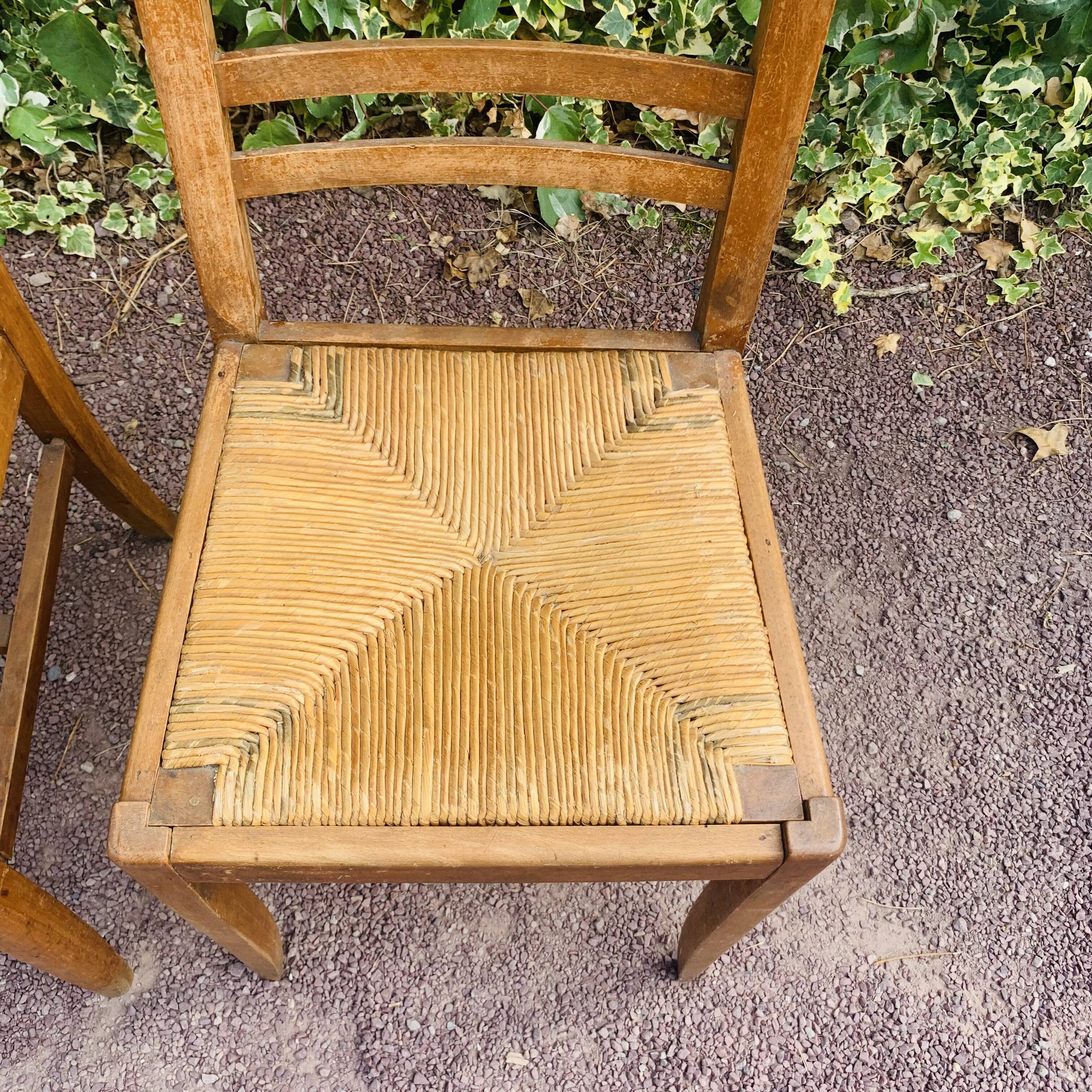 Paire de chaises vintage