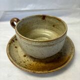 Ensemble déjeuner tasse en grès